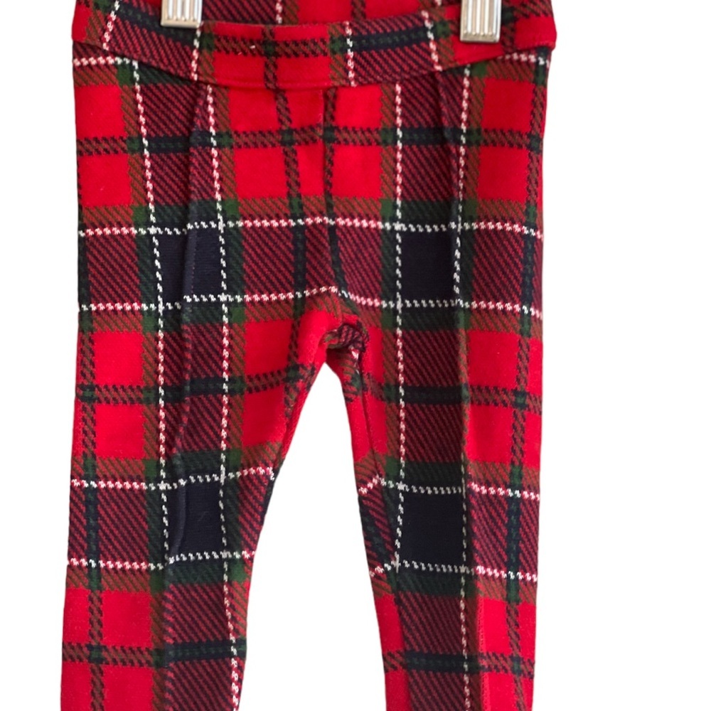 Janie and Jack tartan plaid pull up pants